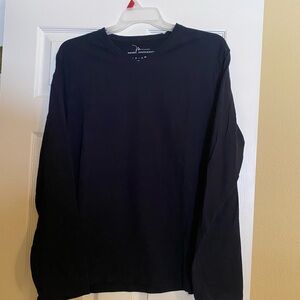 Men's Black Long Sleeve Shirt